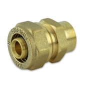 Everhot 1/2" PEX-AL-PEX Compression x 1/2" Female Sweat Adapter - Image 1