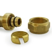 Everhot 3/4" PEX-AL-PEX Compression x 3/4" Female Sweat Adapter - Image 4