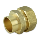 Everhot 3/4" PEX-AL-PEX Compression x 3/4" Female Sweat Adapter - Image 2