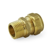 Everhot 1/2" PEX-AL-PEX Compression x 1/2" Male Threaded Adapter - Image 2
