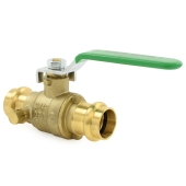Wright Valves 3/4" Press Brass Ball Valve w/ Waste Outlet, Full Port (Lead-Free) - Image 4