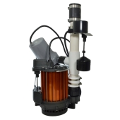 Liberty Pumps Sump Pump Combo (1/3 HP Sump Pump & 12V Battery Sump Pump) Back-Up System, 115V - Image 2