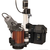 Liberty Pumps Sump Pump Combo (1/2 HP Sump Pump & 12V Battery Sump Pump) Back-Up System, 115V - Image 1