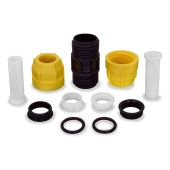 Oil Creek Plastics 3/4" IPS Compression Coupling for SDR-11 Yellow PE Gas Pipe - Image 2