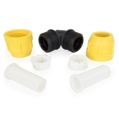 Oil Creek Plastics 1" IPS 90° Compression Elbow for SDR-11 Yellow PE Gas Pipe - Image 2