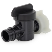 Everhot 3/4" PEX-A Expansion x 3/4" FPT Swivel Poly Ball Valve, Lead-Free - Image 1