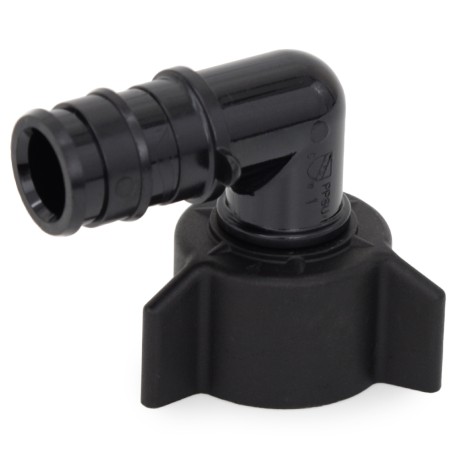 Everhot 1/2" PEX x 1/2" FPT Swivel Expansion Elbow, Lead-Free