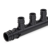 Everhot 6-Branch PEX-A Expansion (F1960) Poly-Alloy Manifold, 1/2" Ports x 3/4" Inlet, Closed-Style, Lead-Free - Image 2