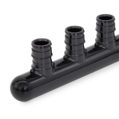 Everhot 6-Branch PEX-A Expansion (F1960) Poly-Alloy Manifold, 1/2" Ports x 3/4" Inlet, Closed-Style, Lead-Free - Image 3