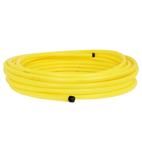 Oil Creek Plastics 1" IPS x 100ft Yellow PE Gas Pipe for Underground Use, SDR-11