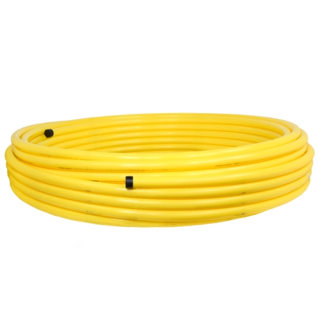 Oil Creek Plastics 1-1/4" IPS x 300ft Yellow PE Gas Pipe for Underground Use, SDR-11