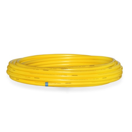 Oil Creek Plastics 1" IPS x 150ft Yellow PE Gas Pipe for Underground Use, SDR-11