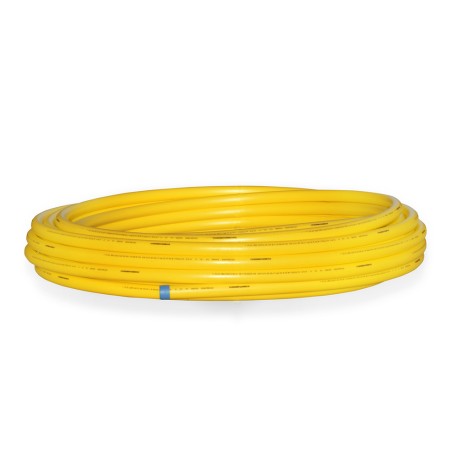 Oil Creek Plastics 1" IPS x 500ft Yellow PE Gas Pipe for Underground Use, SDR-11