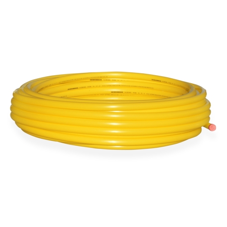 Oil Creek Plastics 1-1/2" IPS x 500ft Yellow PE Gas Pipe for Underground Use, SDR-11