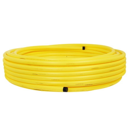 Oil Creek Plastics 2" IPS x 500ft Yellow PE Gas Pipe for Underground Use, SDR-11