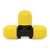 Oil Creek Plastics 1/2" CTS Compression Tee for Yellow PE Gas Pipe - Image 3