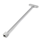 Sioux Chief HearthMaster Log Lighter Key 9-1/2" long, Brushed Nickel - Image 2