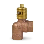 Sioux Chief HearthMaster Angle Log Lighter Gas Valve Kit (Valve, Polished Brass Flange and Key), NG or LP - Image 3
