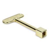 Sioux Chief HearthMaster Angle Log Lighter Gas Valve Kit (Valve, Polished Brass Flange and Key), NG or LP - Image 6