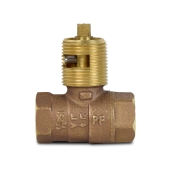 Sioux Chief HearthMaster Straight Log Lighter Gas Valve Kit (Valve, Polished Brass Flange and Key), NG or LP - Image 3
