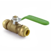 OmniGrip 3/8" x 3/8" Push To Connect Ball Valve, Lead-Free - Image 2