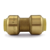 OmniGrip 3/8" x 3/8" Push To Connect Coupling, Lead-Free - Image 2