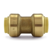 OmniGrip 1/2" x 1/2" Push To Connect Coupling, Lead-Free - Image 2