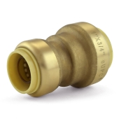 OmniGrip 1" x 3/4" Push To Connect Reducing Coupling, Lead-Free - Image 1