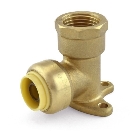 OmniGrip 1/2" Push To Connect x 1/2" FNPT Drop Ear Elbow, Lead-Free