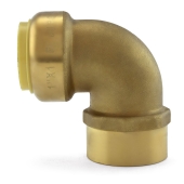 OmniGrip 1" Push To Connect x 1" FNPT Elbow, Lead-Free - Image 2