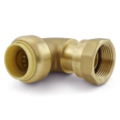 OmniGrip 3/4" Push To Connect x 3/4" FNPT Swivel Elbow, Lead-Free - Image 3