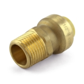 OmniGrip 1/2" Push To Connect x 1/2" MNPT Adapter, Lead-Free - Image 2