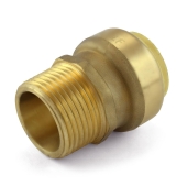 OmniGrip 1" Push To Connect x 1" MNPT Adapter, Lead-Free - Image 2