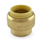 OmniGrip 3/4" Push To Connect Plug/Cap, Lead-Free - Image 1