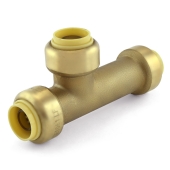 OmniGrip 1/2" x 1/2" x 1/2" Push To Connect Slip Tee, Lead-Free - Image 1