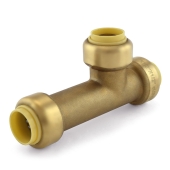 OmniGrip 1/2" x 1/2" x 1/2" Push To Connect Slip Tee, Lead-Free - Image 2