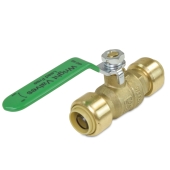 Wright Valves 1/2" x 1/2" Push To Connect Ball Valve, Lead-Free - Image 2