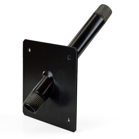 ProFlex 1/2" MIP x MIP Fireplace 45° Stub-Out Elbow w/ Plate