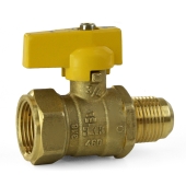 ProFlex 3/4" x 5/8" Gas Ball Valve (FIP x Flare) - Image 2