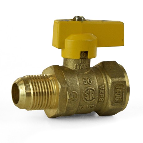 ProFlex 3/4" x 5/8" Gas Ball Valve (FIP x Flare)