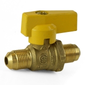 ProFlex 3/8" Gas Ball Valve (Flare x Flare) - Image 1