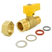 ProFlex 1/2" MIP x 1/2" ProFlex CSST Gas Ball Valve - Image 3