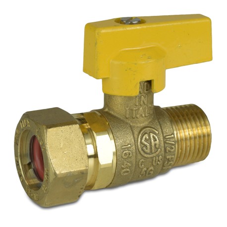 ProFlex 1/2" MIP x 1/2" ProFlex CSST Gas Ball Valve