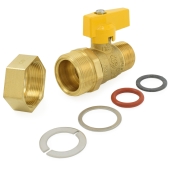 ProFlex 3/4" MIP x 3/4" ProFlex CSST Gas Ball Valve - Image 3