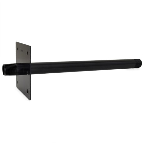 ProFlex 1/2" MIP x MIP Meter Stub-Out w/ Plate