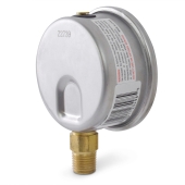 Winters 0-30 psi Liquid Filled Pressure Gauge, 2-1/2" Dial, 1/4" NPT - Image 2