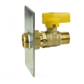 ProFlex ProFlex Termination Plate w/ 1/2" (MIP x CSST) Gas Ball Valve - Image 2