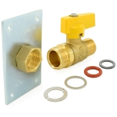 ProFlex ProFlex Termination Plate w/ 1/2" (MIP x CSST) Gas Ball Valve - Image 3