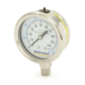 Boshart 0-100 psi, 304 St. Steel Pressure Gauge, 2-1/2" Dial, 1/4" NPT - Image 2