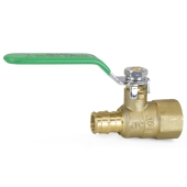 Wright Valves 1/2" PEX Expansion x 1/2" FPT Brass Ball Valve, Lead-Free - Image 2
